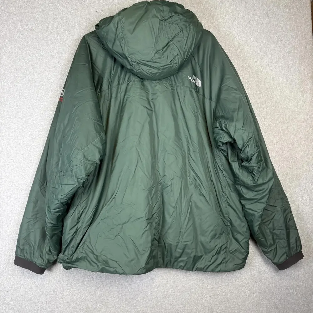 The North Face Summit Series Jacket Men's 2XL XXL Hooded Puffer Liner Coat Green